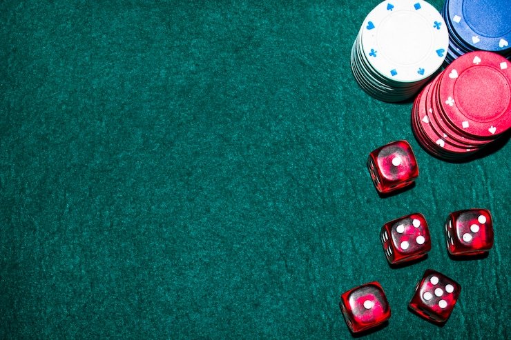 Tampilan meja Baccarat dari perspektif pemain di koytoto